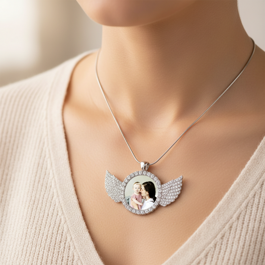 Custom Crystal Wings Ornament/Necklace