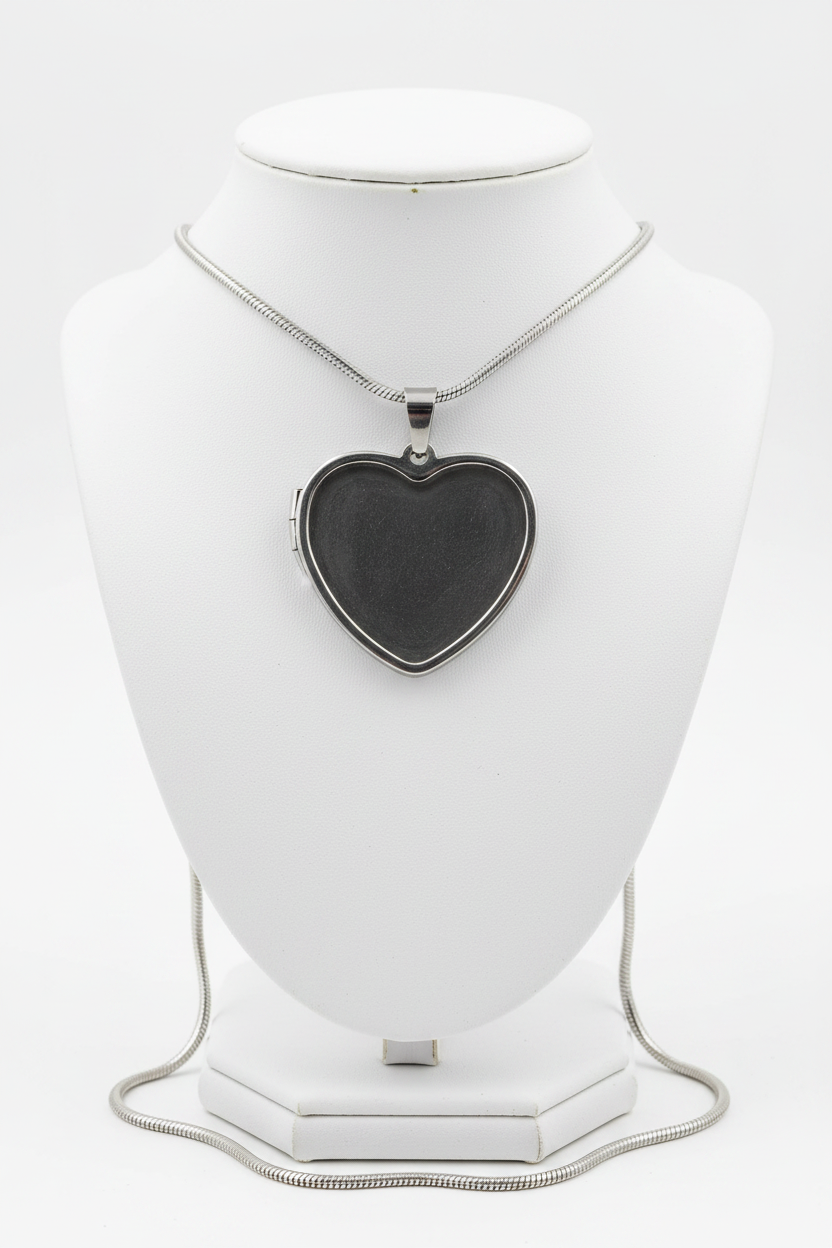 Custom Picture Heart Necklace