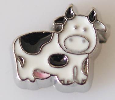 Cow Locket Charm