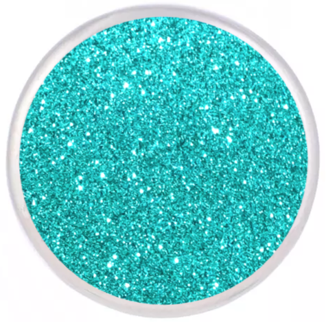 Statement Tantalizing Teal Glitter Snap