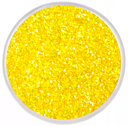 Petite Yellow Glitter Snap