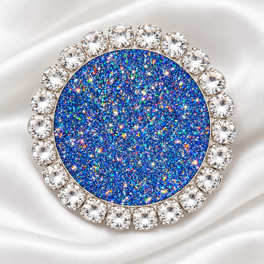 Statement Glimmering Orchid Holographic Bling Glitter Snap