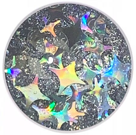 Statement Twinkle Twinkle Little Stars Glitter Snap