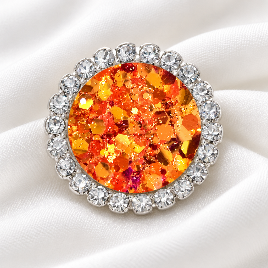 Statement Snap Dragon Bling Glitter Snap