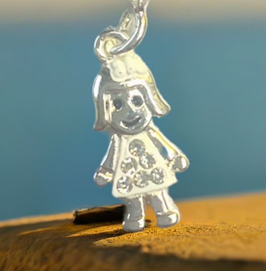 Girl Clip Charm