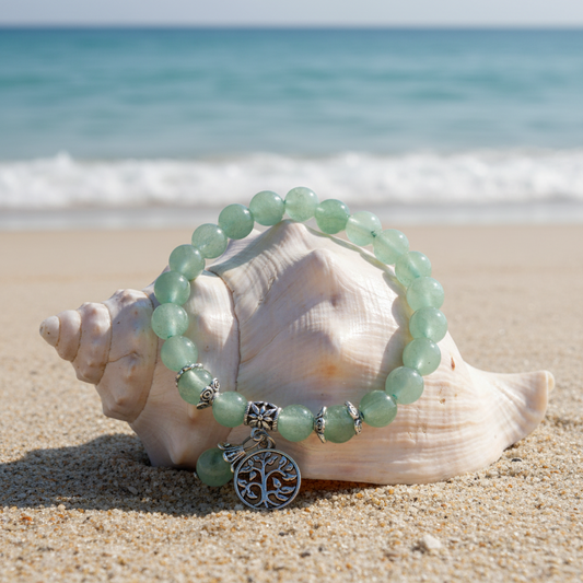 Green Aventurine Stretch Bracelet