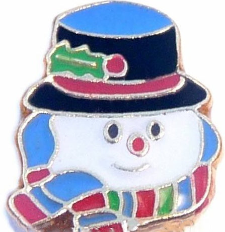 Snowman Locket Charm