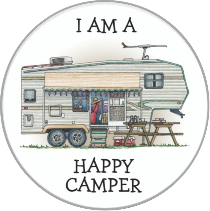 Statement Happy Camper Snap