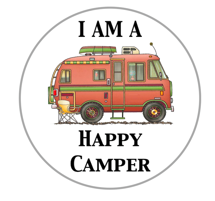 Statement Happy Camper Snap