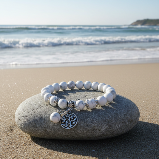 Howlite Stretch Bracelet