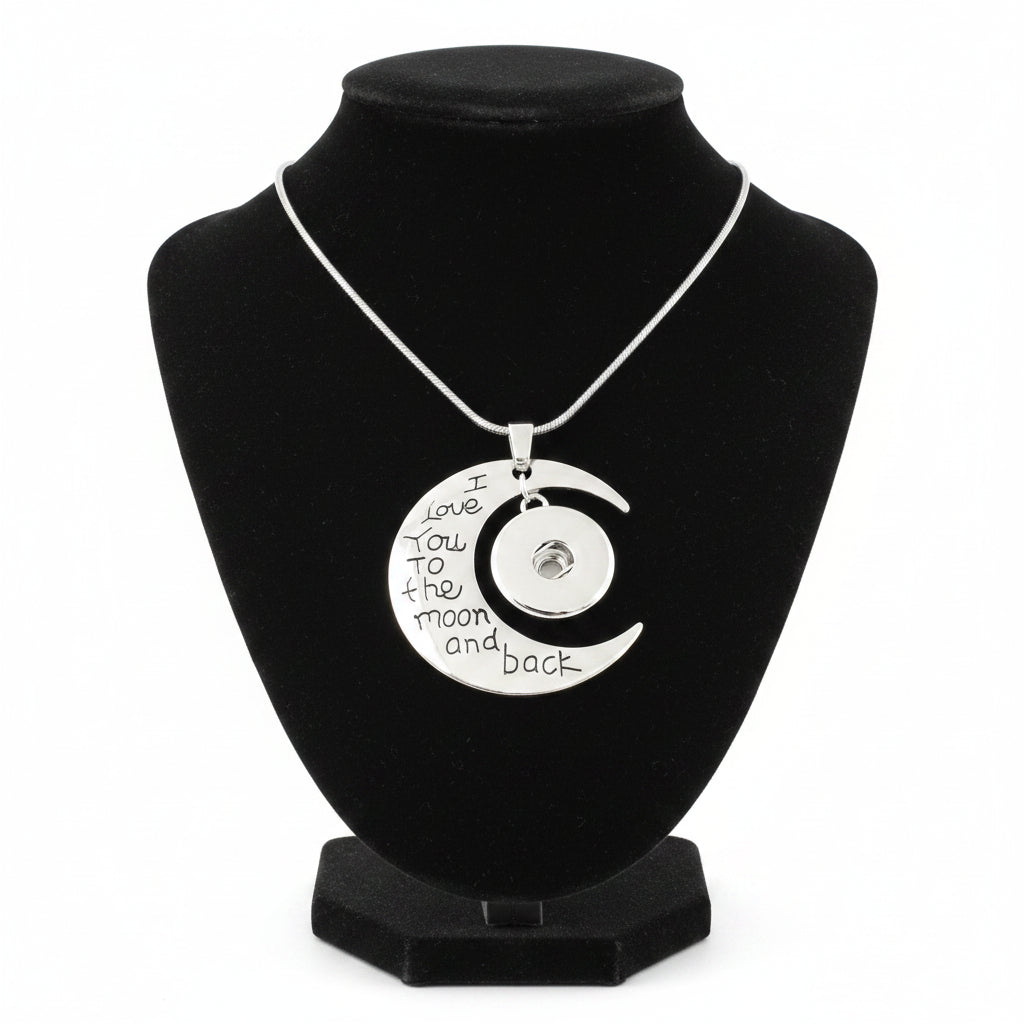 Statement I love You To The Moon And Back Necklace