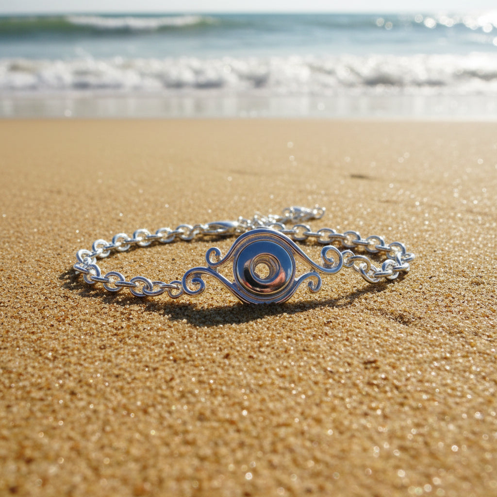 Petite Dainty Silver Tone Bracelet
