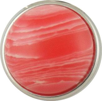 Statement Red Turquoise Semi Precious Stone Style Snap