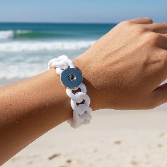 Statement Silicone Stretch Bracelet