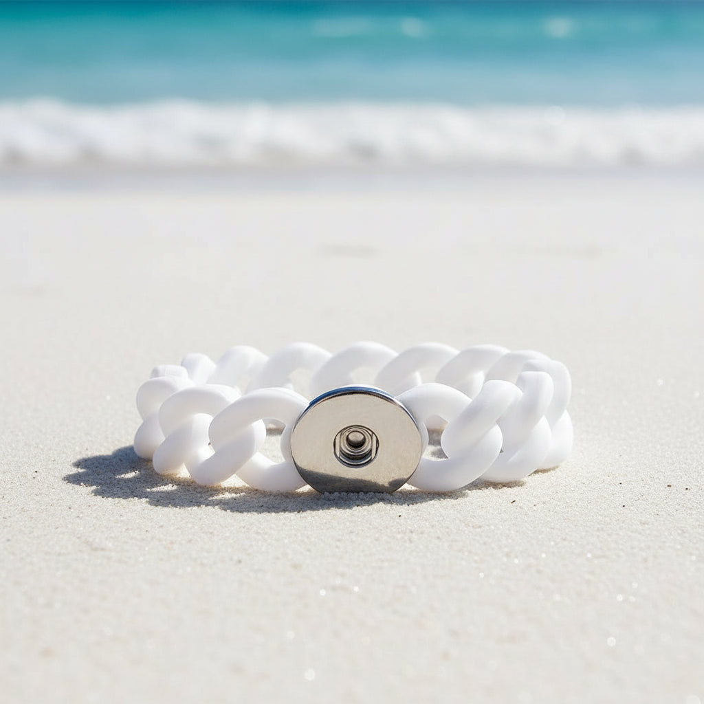Statement Silicone Stretch Bracelet