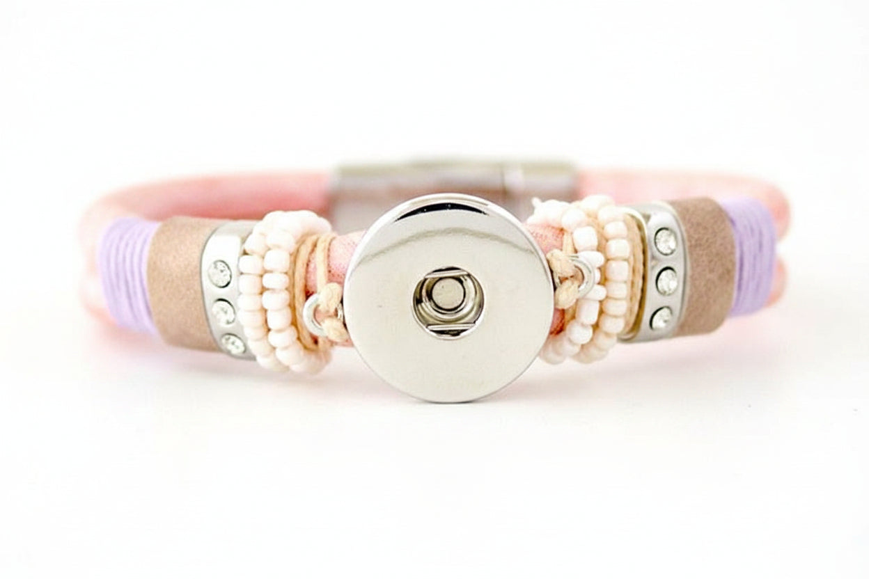 Statement Pink Bling Bracelet