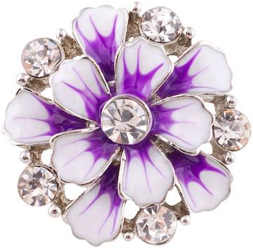 Statement Bling Flower Snap