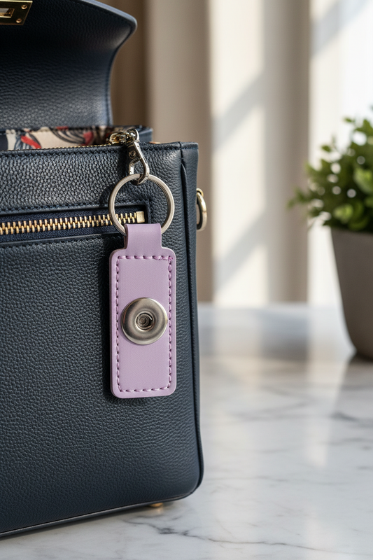 Statement 1 Snap Keychain/Purse Decoration: Lavender