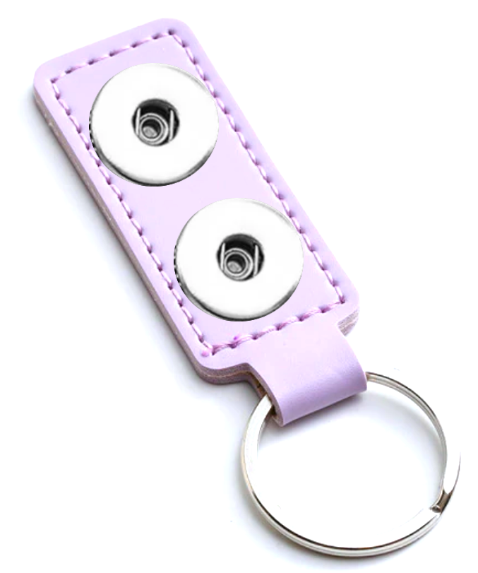 Statement 2 Snap Keychain: Lavender