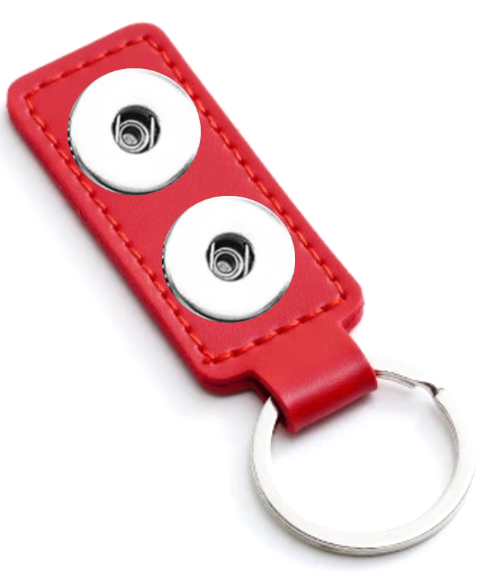 Statement 2 Snap Keychain: Red