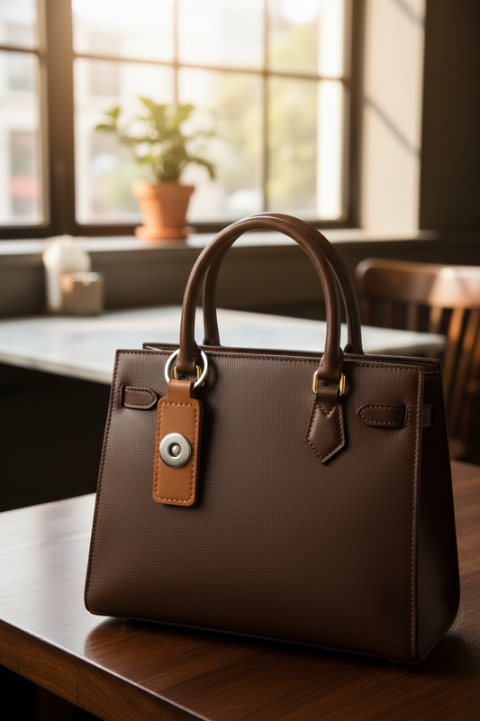 Statement 1 Snap Keychain/Purse Decoration: Brown