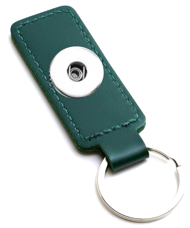 Statement 1 Snap Keychain: Deep Green