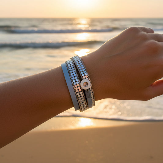 Petite Silver Wrap Bracelet