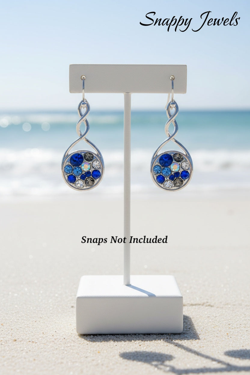 Petite Silver Twist Earrings