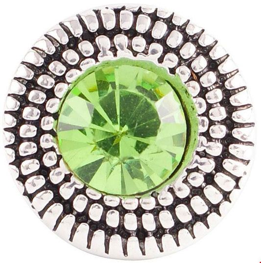 Petite Crystal Swirl Snap