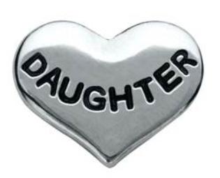 Daughter Locket Charm