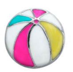 Beach Ball Locket Charm