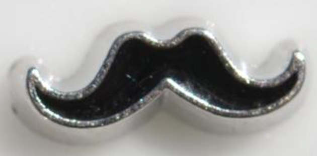 Large Mustache Locket Charm