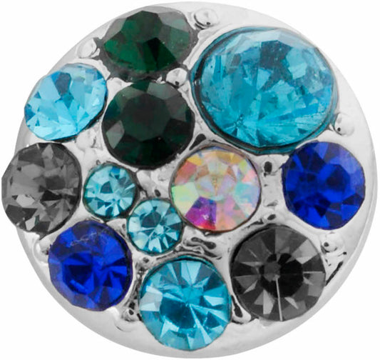 Petite Multi-Color Crystals Snap