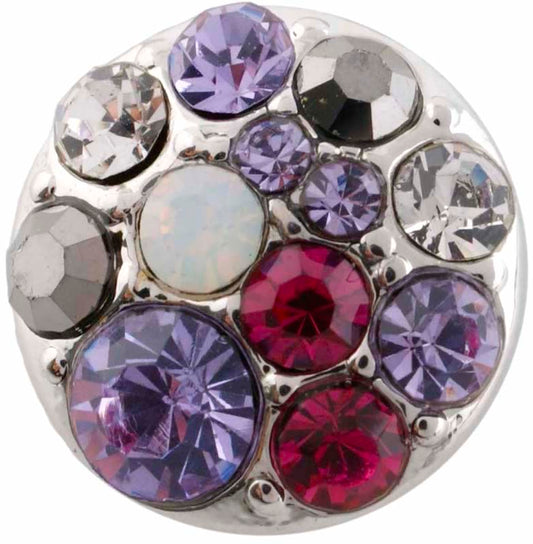 Petite Multi-Color Crystals Snap