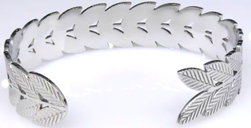 Adjustable Leaf Cuff Bracelet