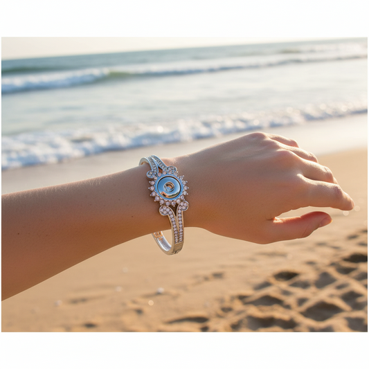 Petite Crystal Cuff Bracelet