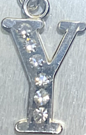 Crystal Y Clip Charm