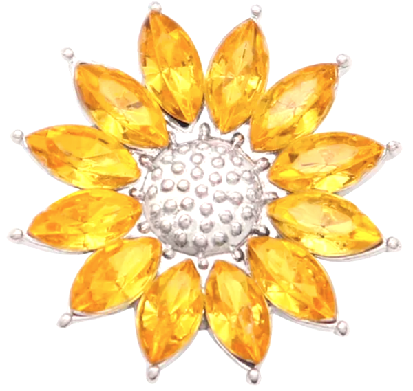 Ultra Bling Flower Button Cover