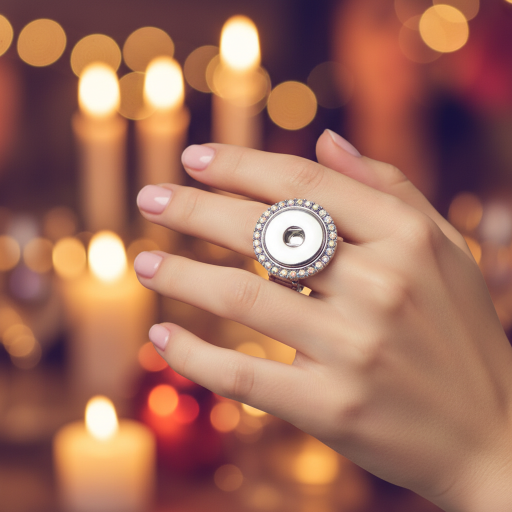Statement Stretch Metal Band Ring