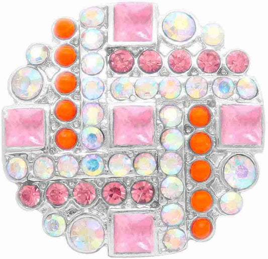 Statement Multi-Colored Bling Snap