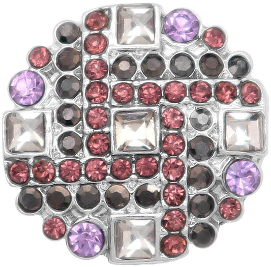 Statement Multi-Colored Bling Snap