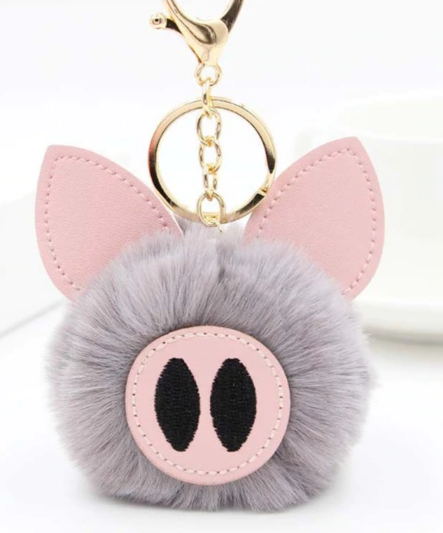 Fluffy Keychain