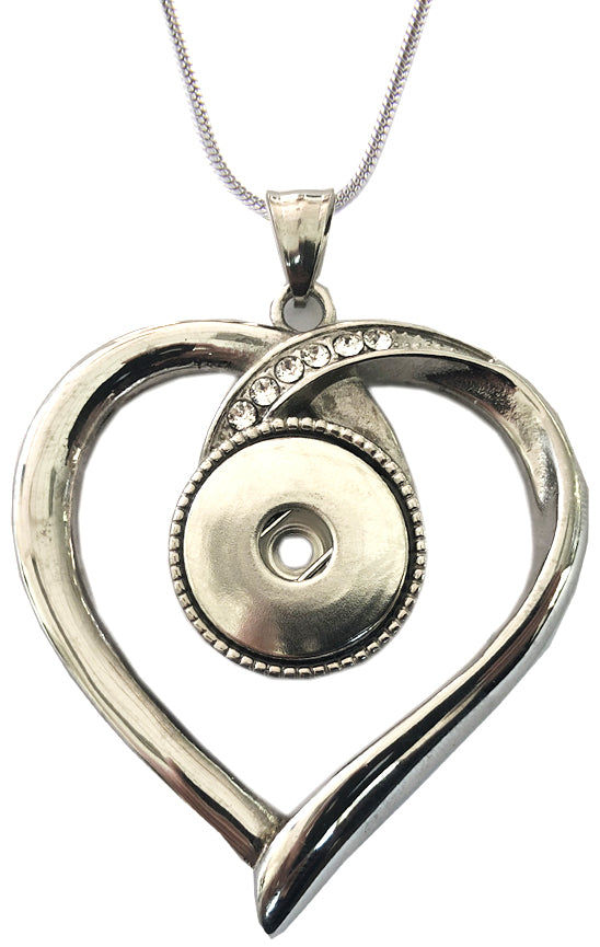 Statement Stainless Steel Heart Necklace