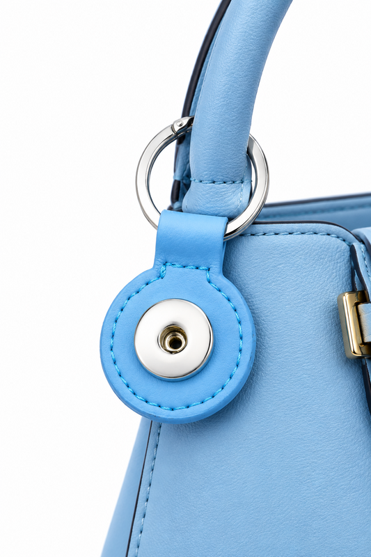 Statement 1 Snap Keychain/Purse Decoration: Blue