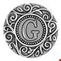 Statement Swirl Letter G Snap