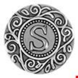 Statement Swirl Letter S Snap