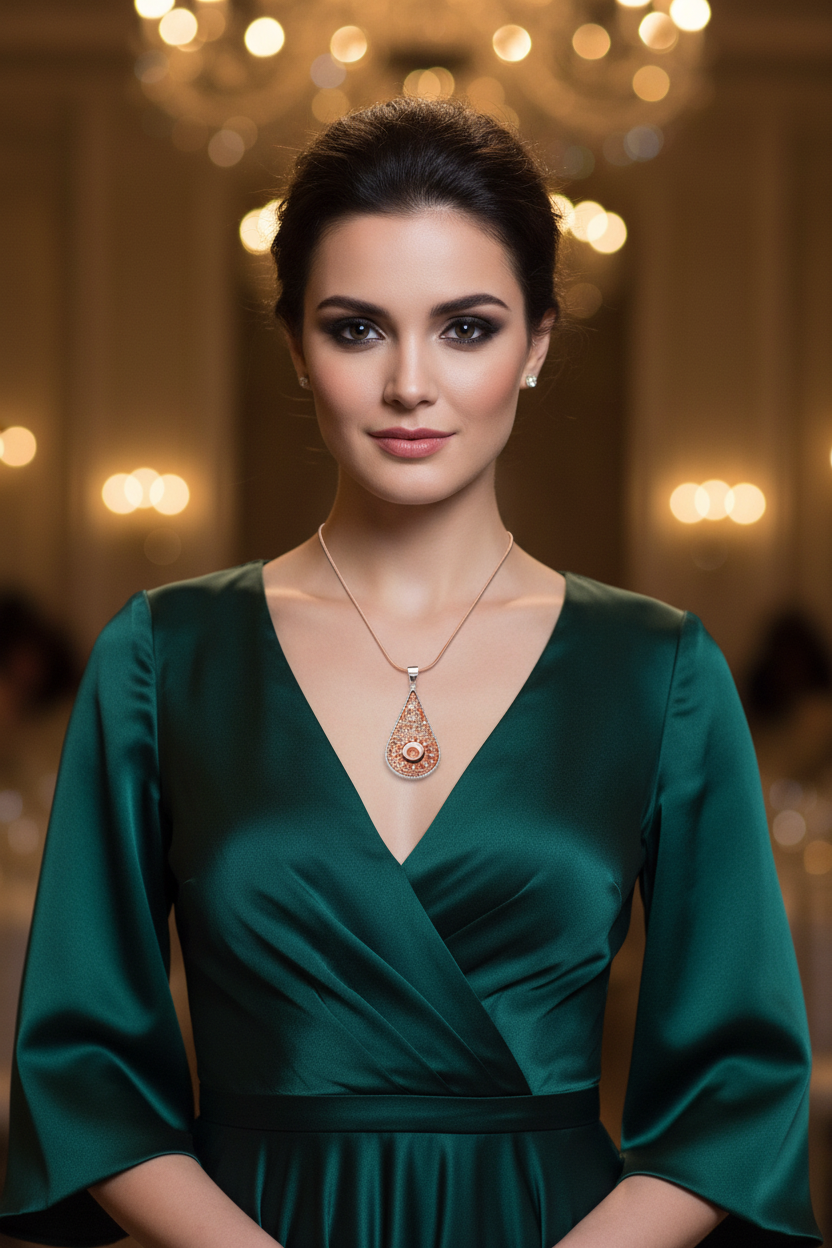 Petite Rose Gold & Silver Necklace