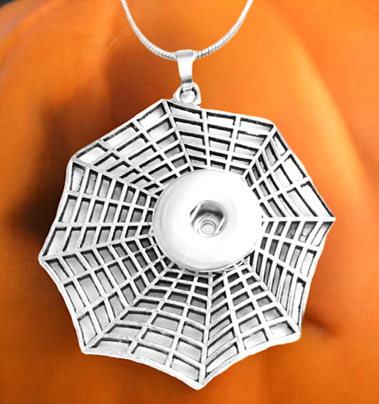 Statement Spider Web Necklace