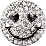 Statement Crystal Smiley Snap