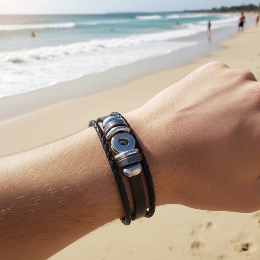 Petite Black Weave Bracelet